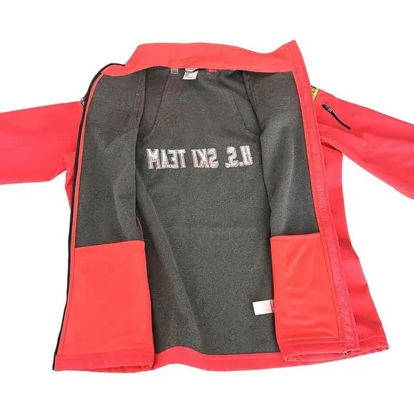 Spyder US Ski Medical Team Softshell Jacket Womens 3XL Neon Pink Full Zip - Picture 8 of 11